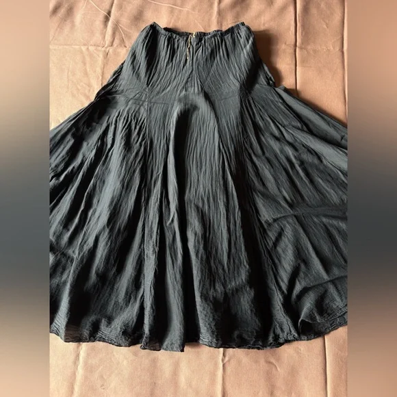 CP Shades Lily Cotton Silk Maxi Skirt - Picture 7 of 16